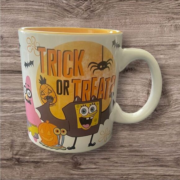 Nickelodeon Spongebob Squarepants Trick Or Treat Coffee Mug Tea 20 oz. - Picture 1 of 9